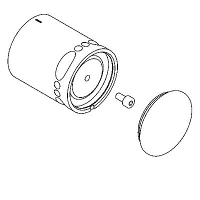 Aquarotter Temperaturwahlgriff a.Metall, für Thermoelement mit nichtsteigende Spindel Bild 6