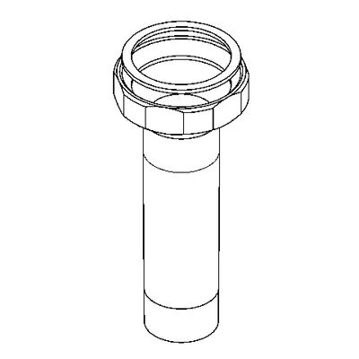 Aquarotter Abgangsverschraubung, für AQUALINE UP-WC-Druckspüler, DN 20 Bild 6
