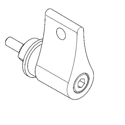 Aquarotter Mischerhebel, PROTRONIC-S, mit Temperaturanschlag und Schraube Bild 6