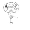Aquarotter Temperaturwahlgriff zum SMARTWAVE-Duschpaneel Bild 6