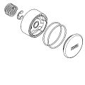 Aquarotter Druckkappe, F3, waschen Bild 6