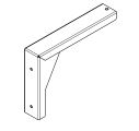 Aquarotter Konsole PLANOX, Wandmontage, 45 x 180 x 240 mm, Farbe silberfarben Bild 6