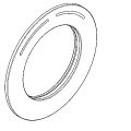 Aquarotter Rosette F5, mit Farbmarkierung und O-Ring Bild 6