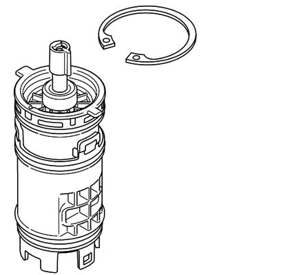 Aquarotter FRAMIC Kartusche, F5, hydraulisch Selbstschluss-Standv / Thermostatbatterie Bild 4