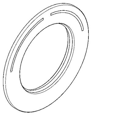 Aquarotter Rosette F5, mit Farbmarkierung, ADurchmesser: 77 mm, ID:49.5 mm, Farbe silberfarben Bild 6