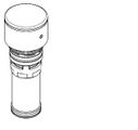 Aquarotter Oberteil mit ABS2, für Aqualine-S Wascharmaturen und F3S Ventile und Batterien Bild 6