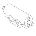 Aquarotter Doppelklemmbrücke F5, Stichmass 45 mm Bild 6