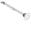 Aquarotter Tastsensor F5, ID12 / 00001, mit Rosettenring Bild 6