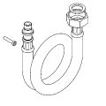Aquarotter Schlauch, F5, Länge 1200 mm, Steckfitting 11 mm x 3/4", DN 10 Bild 6