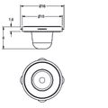 Aquarotter Siebdichtung, (VPE 10 Stück), 16 x 8 x 1.6 mm Bild 2