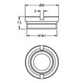 Aquarotter Ventilsitz, mit O-Ring, DN 15 Bild 3