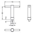 Aquarotter Ventilsitzschlüssel, DN 20 Bild 4