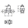 Aquarotter Magnetventil 6 V DC, ohne Schmutzfangsieb, für Siphonsteuerung, 3/4"B Bild 4