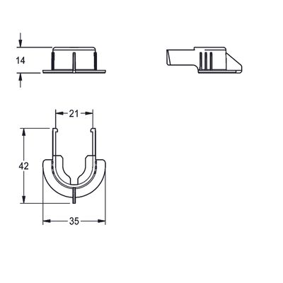 Aquarotter Halteklammer, SMARTWAVE Bild 3