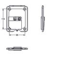 Aquarotter Rahmen FLUSH-S, mit opto-elektr. Steuerung und Befestigungsschrauben Bild 4