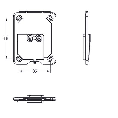 Aquarotter Rahmen FLUSH-S, mit opto-elektr. Steuerung u.Befestigungsschrauben Bild 4