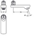 Aquarotter Schwenkauslauf, arretierbar, Ausladung 100 mm, Laminarstrahlregler 6.0 l/min Bild 3