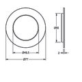 Aquarotter Rosette, F3 Bild 3