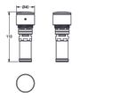 Aquarotter Oberteil mit ABS2, für Aqualine-S Wascharmaturen und F3S Ventile und Batterien Bild 3