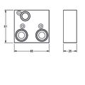 Aquarotter Verlängerungsset F5 hydr. und elek. Therm-Arm, 25 mm Bild 3