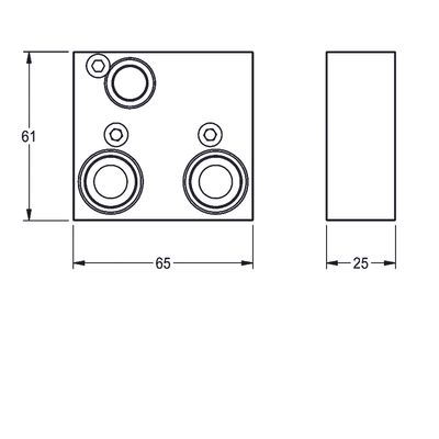 Aquarotter Verlängerungsset F5 hydr. und elek. Therm-Arm, 25 mm Bild 3