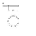 Aquarotter O-Ring, Verpackungseinheit 10 Stück, 21 x 2 mm Bild 3
