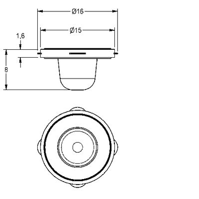 Aquarotter Siebdichtung, (VPE 10 Stück), 16 x 8 x 1.6 mm Bild 3