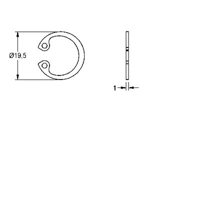 Aquarotter Sicherungsring 10 Stück Bild 3