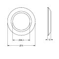 Aquarotter Schubrosette mit O-Ring Bild 4