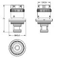 Aquarotter Steuerkartusche komplett, zum AQUAMIX-Selbstschluss-Hebelmischer Bild 4