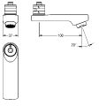 Aquarotter Schwenkauslauf, arretierbar, Ausladung 100 mm, Laminarstrahlregler 6.0 l/min Bild 4