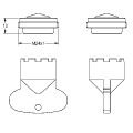 Aquarotter Luftsprudler F5, diebst.ges, M, Bauform SLIM,5 l/min.mit Montagesch, 24 x 1 mm Bild 4