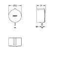Aquarotter Griffdruckkappe, F5 Bild 4
