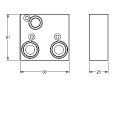 Aquarotter Verlängerungsset F5 hydr. und elek. Therm-Arm, 25 mm Bild 4