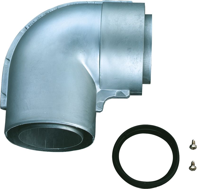 Bosch / Junkers Doppelrohrbogen AZ 135, 80/110 mm, 90 Grad Bild 1