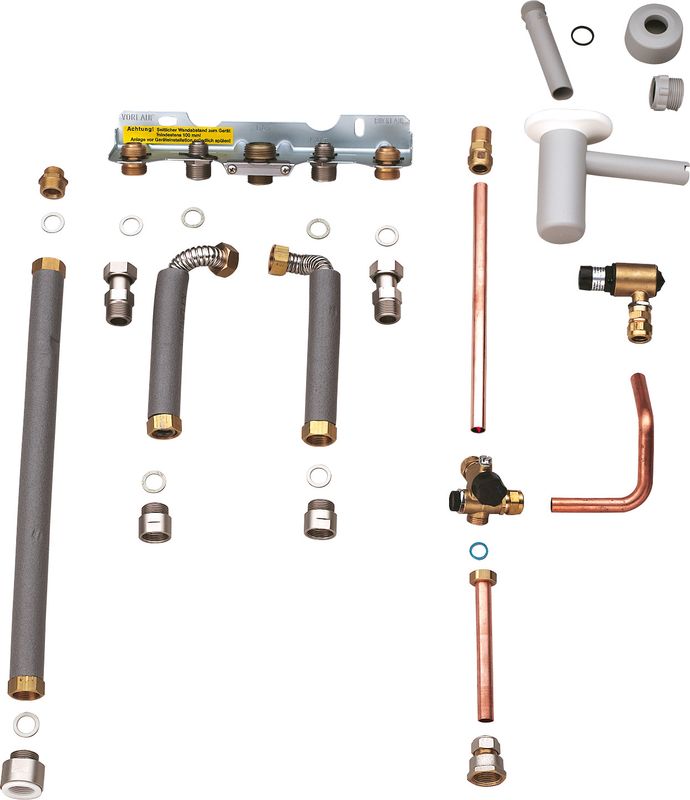 Bosch / Junkers Installationssatz Nr. 686/1, Auf-/Unterputz, für Heizung und Sanitaer Bild 1