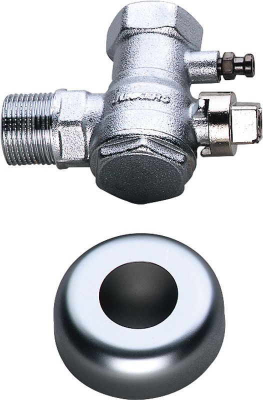 Bosch / Junkers Wartungshahn Nr. 768, 1" Eckform, mit Rosette Bild 1