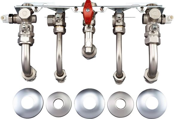 Bosch / Junkers Montageanschlussplatte Nr. 992, für Erdgas und Flüssiggas, Unterputz Bild 2