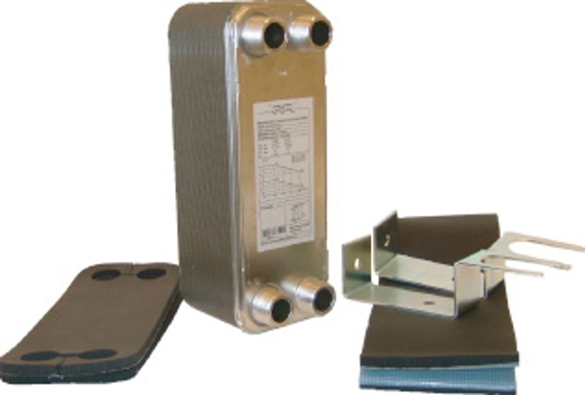 Bosch / Junkers Plattenwaermetauscher TE / TM 90-1 und 110-1, 200 x 260 x 380 mm Bild 1