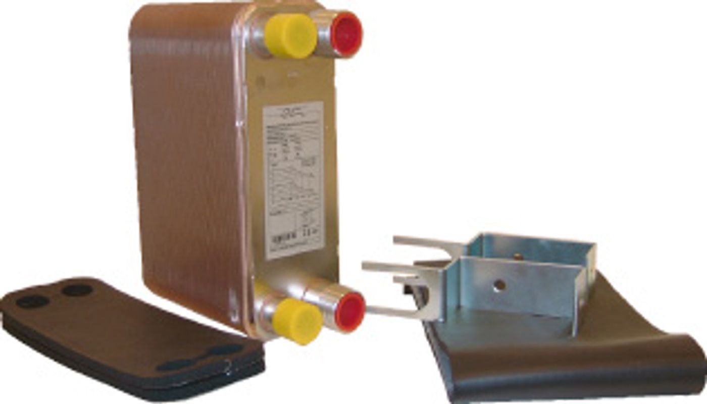 Bosch / Junkers Plattenwaermetauscher TE / TM 140-1 und 170-1, 200 x 260 x 380 mm Bild 1