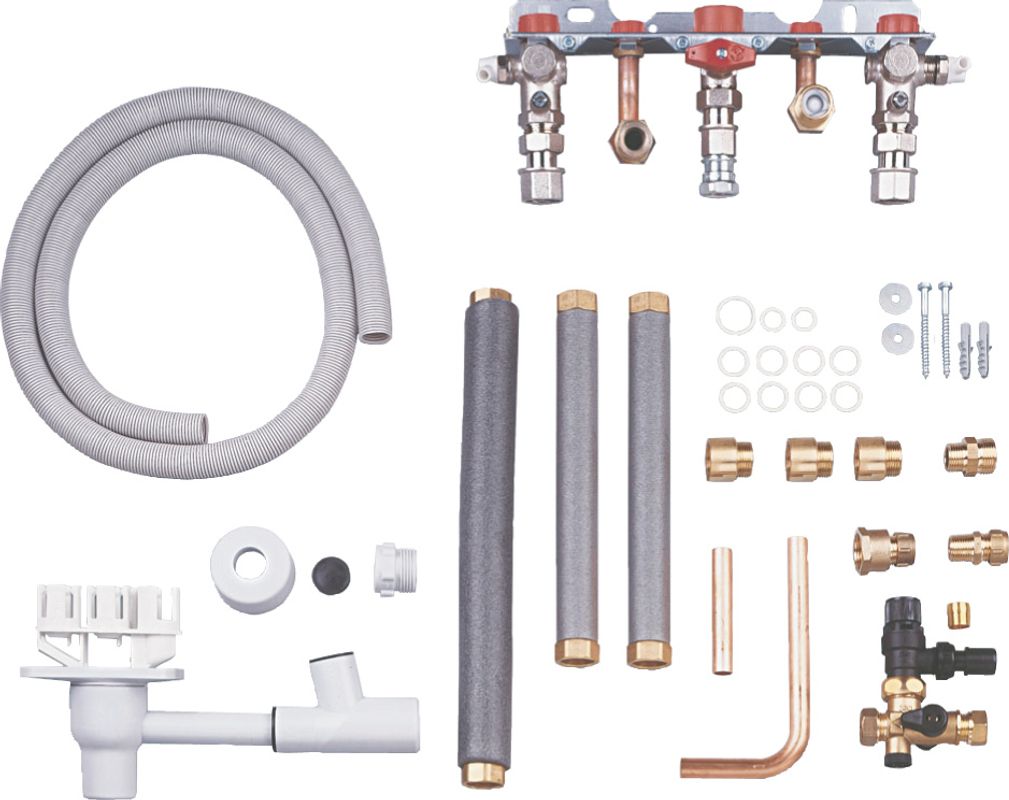 Bosch / Junkers Installationssatz Nr. 615/2.1, Aufputz, für Heizung und Sanitaer Bild 1