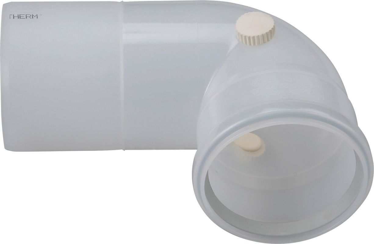 Bosch / Junkers Abgaszubehör AZB 1357 Zuluftanschlussbogen 90 Gr, d:110 mm Bild 1