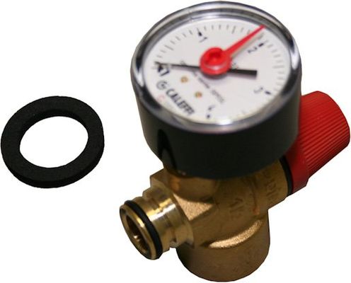 Bosch / Junkers Sicherheitsventil und Manometer Bild 2