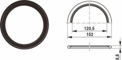 Bosch / Junkers Dichtring everp, 120 x 152 x 10 mm Bild 2