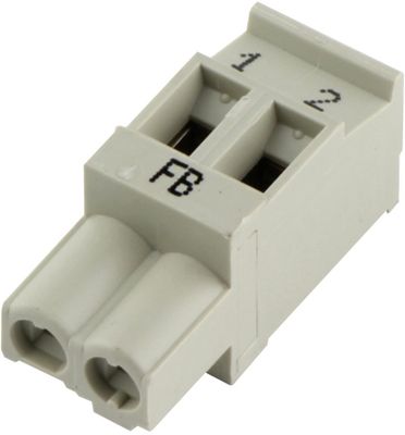 Bosch / Junkers Anschlussklemme 2-polig FB grau everp, Farbe grau Bild 2