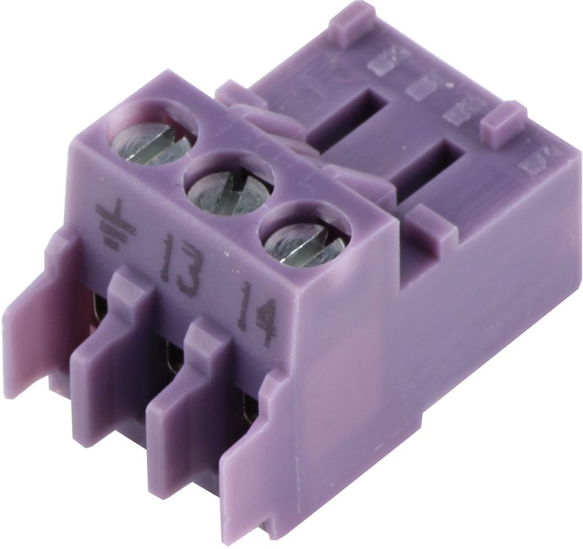 Bosch / Junkers Anschlussklemme 3-polig PZ Pumpe, Farbe violett Bild 1