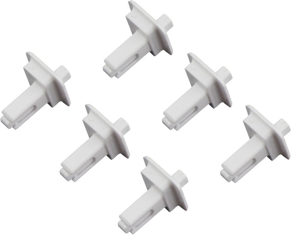 Bosch / Junkers Klemmstift Gittermitte verkehrsweiss (6x), Farbe weiß Bild 1