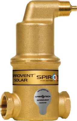Bosch / Junkers Zubehör Solartechnik L-20-SOL-AC Luftabscheider, 3/4" horizontal, Farbe silberfarben Bild 2