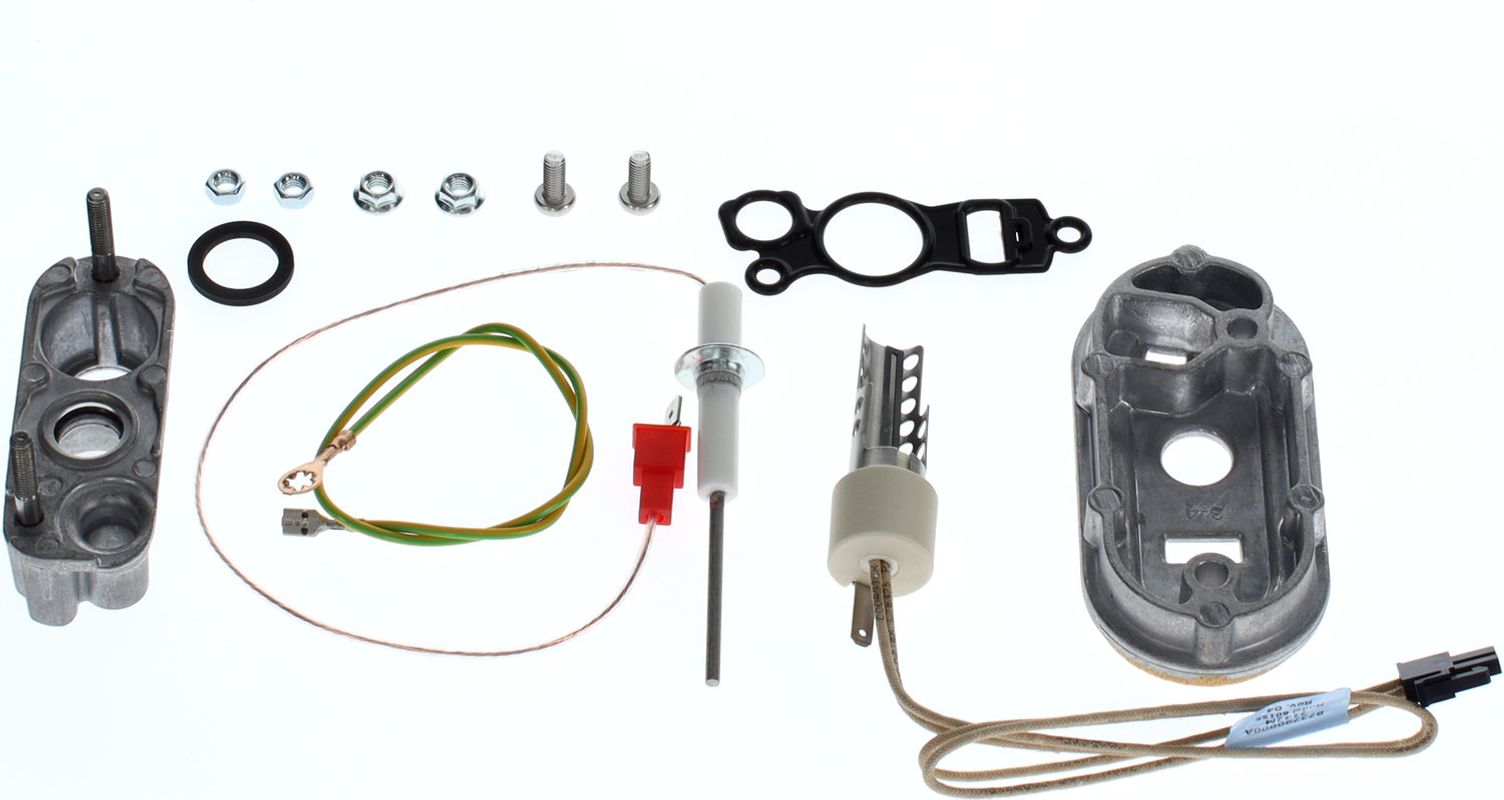 Bosch / Junkers Glühzünder / Elektrode Set komplett 15-45 kW Bild 1