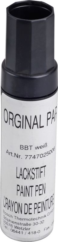 Bosch / Junkers Ersatzteil TTNR: Lackstift BBT-weiss VZF 37351 12ml everp, Farbe weiß Bild 1